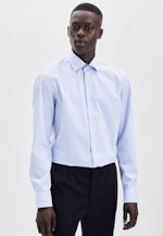 Shaped Chemise d'affaires rayures in Bleu Clair |  Seidensticker Onlineshop