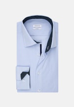 Non-iron Poplin Business Shirt in Shaped with Kent-Collar in Light Blue |  Seidensticker Onlineshop