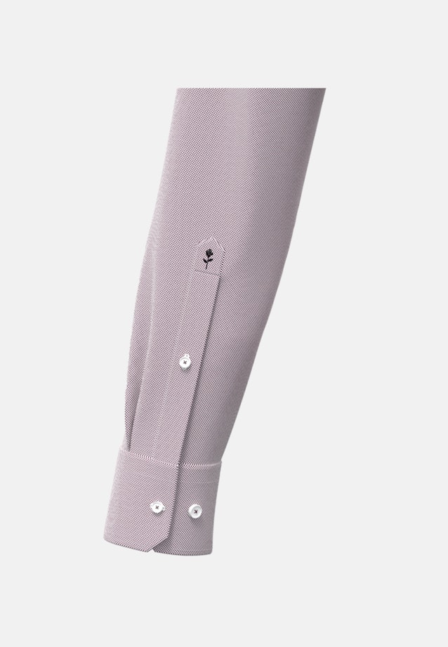 Shaped Business Hemd Struktur in Rot |  Seidensticker Onlineshop