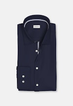 Shaped Business shirt Structure in Dark Blue |  Seidensticker Onlineshop