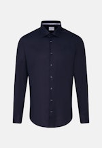 Shaped Business shirt Structure in Dark Blue |  Seidensticker Onlineshop