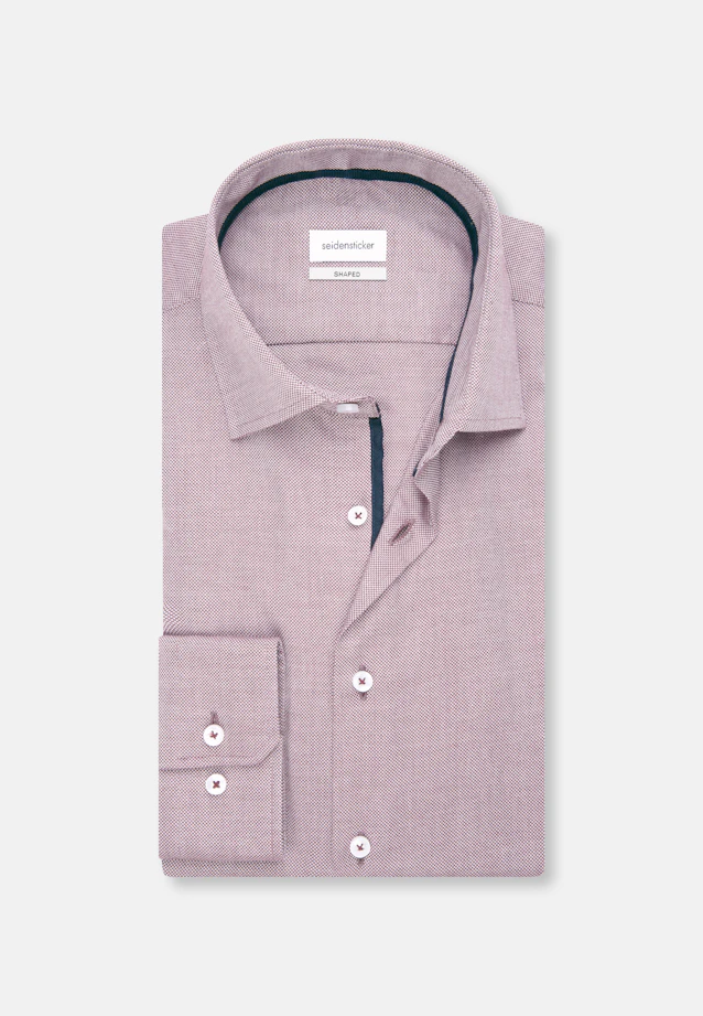 Shaped Chemise d'affaires Structure in Rouge |  Seidensticker Onlineshop