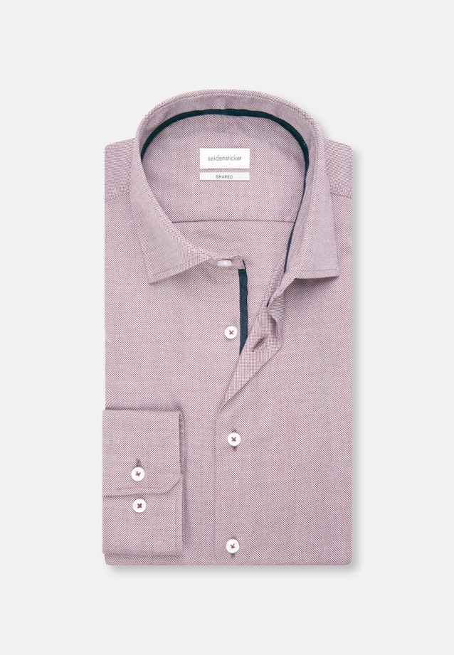 Shaped Chemise d'affaires Structure in Rouge |  Seidensticker Onlineshop