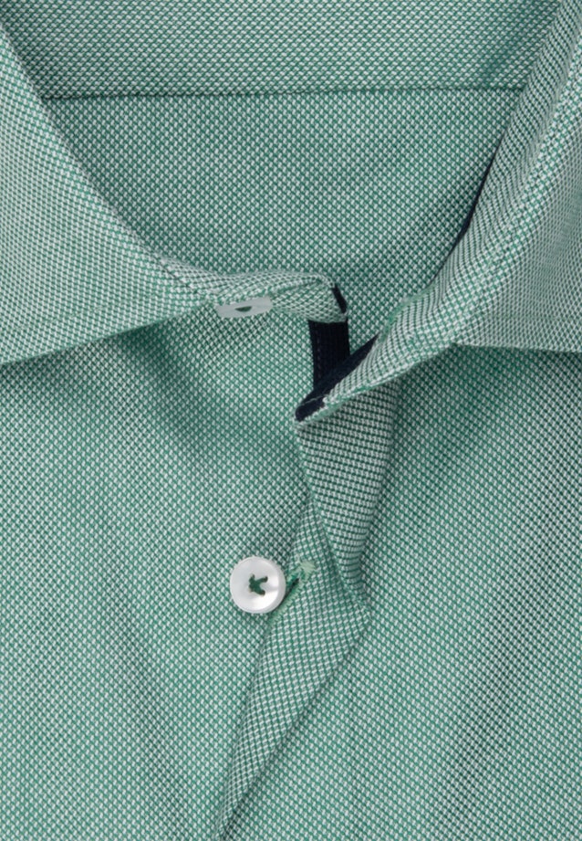 Shaped Business Hemd Struktur in Grün |  Seidensticker Onlineshop