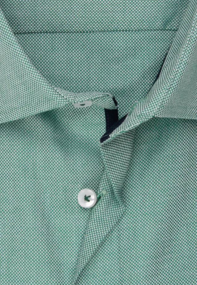 Shaped Business Hemd Struktur in Grün |  Seidensticker Onlineshop