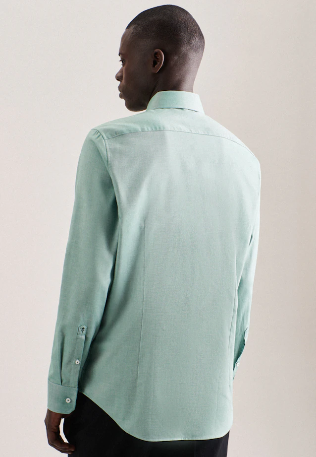 Shaped Business Hemd Struktur in Grün |  Seidensticker Onlineshop