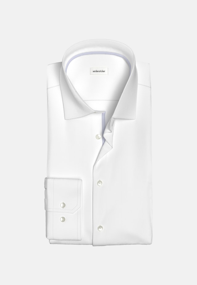 Non-iron Structure Business Shirt in Shaped with Kent-Collar in White |  Seidensticker Onlineshop