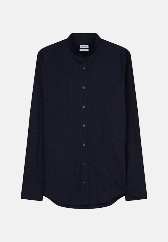 Shaped Chemise d'affaires A Pois in Bleu Foncé |  Seidensticker Onlineshop