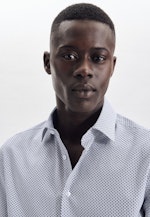 X-Slim Business shirt Print in Light Blue |  Seidensticker Onlineshop