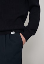 Pullover Gerader Schnitt (Normal-Fit) in Dark Blue |  Seidensticker Onlineshop