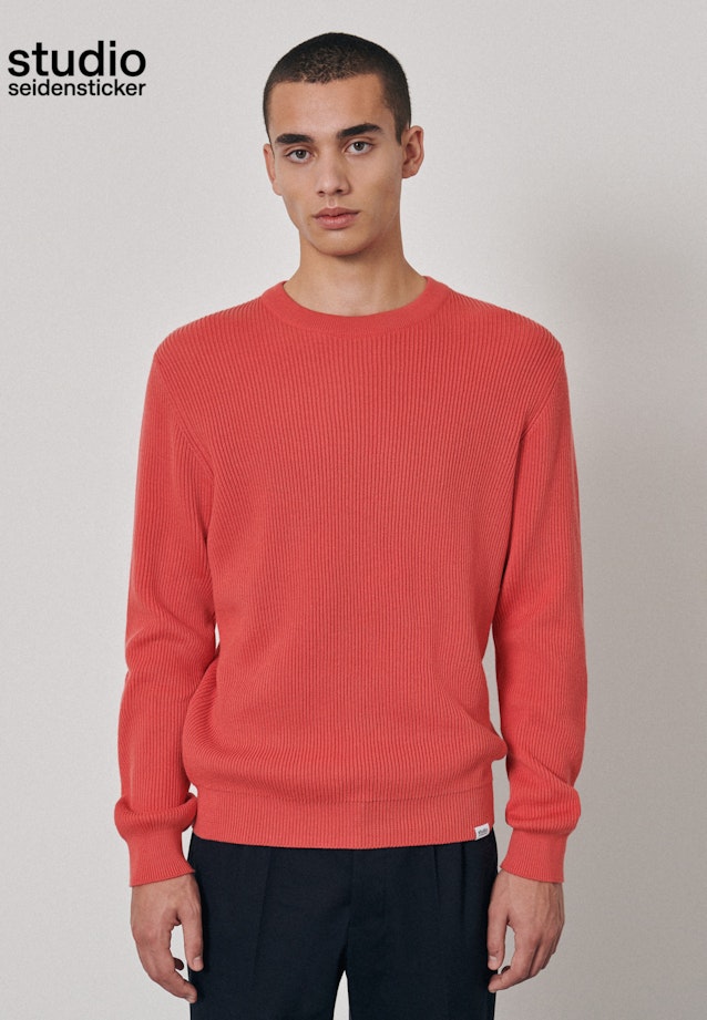 Pullover Gerader Schnitt (Normal-Fit) in Pink |  Seidensticker Onlineshop