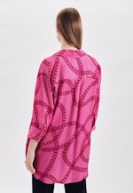 3/4-sleeve Satin Tunic in Pink |  Seidensticker Onlineshop