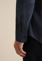 Shaped Business shirt Points in Dark Blue |  Seidensticker Onlineshop