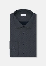 Shaped Business shirt Points in Dark Blue |  Seidensticker Onlineshop