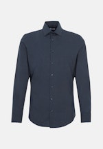 Shaped Business Hemd Punkte in Dunkelblau |  Seidensticker Onlineshop