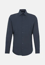 Shaped Business shirt Points in Dark Blue |  Seidensticker Onlineshop