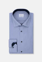 Slim Business shirt Check in Medium Blue |  Seidensticker Onlineshop