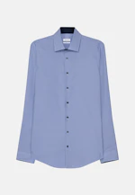 Slim Business shirt Check in Medium Blue |  Seidensticker Onlineshop