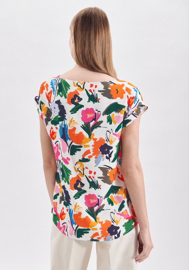 Regular Shirtbluse Floral in Ecru | Seidensticker Onlineshop