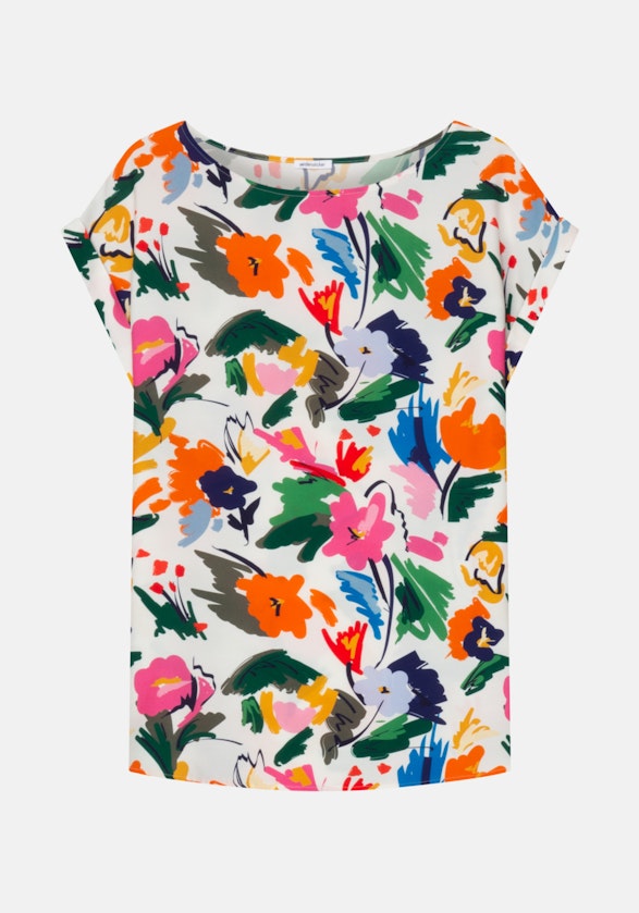 Regular Shirtbluse Floral in Ecru | Seidensticker Onlineshop