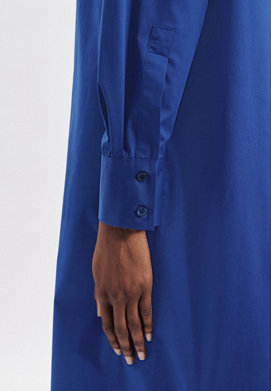 Kragen Kleid Regular in Mittelblau |  Seidensticker Onlineshop