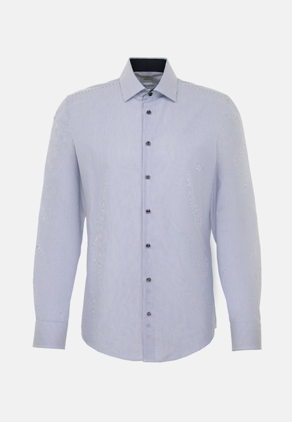 Slim Chemise d'affaires rayures in Bleu Moyen |  Seidensticker Onlineshop