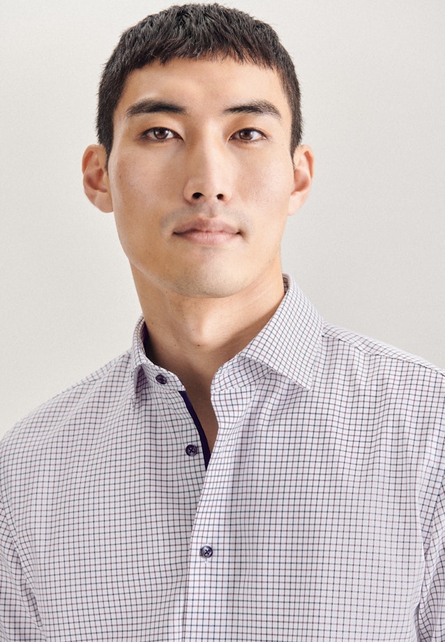 Slim Business Hemd Karo in Rot |  Seidensticker Onlineshop