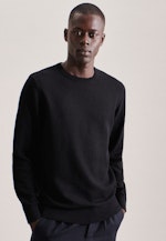 Crew Neck Pullover in Black |  Seidensticker Onlineshop