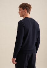 Rundhals Pullover Regular in Dunkelblau |  Seidensticker Onlineshop