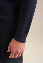 Rundhals Pullover  , Uni in Dunkelblau |  Seidensticker Onlineshop
