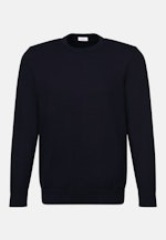 Rundhals Pullover Regular in Dunkelblau |  Seidensticker Onlineshop