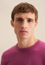 Rundhals Pullover  , Uni in Rosa/Pink |  Seidensticker Onlineshop