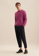 Rundhals Pullover  , Uni in Rosa/Pink |  Seidensticker Onlineshop