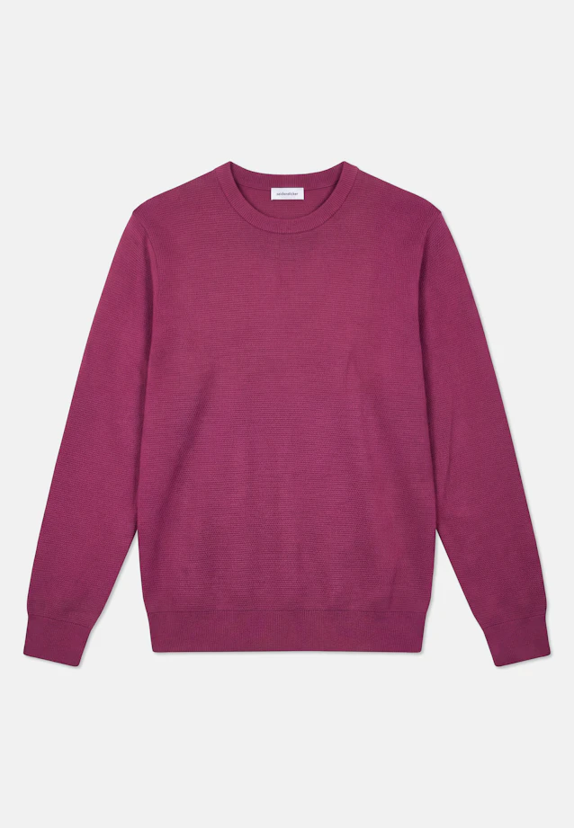 Regular Pullover Uni in Rosa/Pink |  Seidensticker Onlineshop