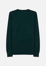Round neck Pullover  , Uni in Green |  Seidensticker Onlineshop