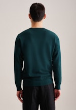 Pullover Encolure Ronde in Vert |  Seidensticker Onlineshop