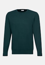 Round neck Pullover in Green |  Seidensticker Onlineshop