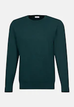 Round neck Pullover  , Uni in Green |  Seidensticker Onlineshop