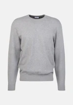 Rundhals Pullover  , Uni in Grau |  Seidensticker Onlineshop