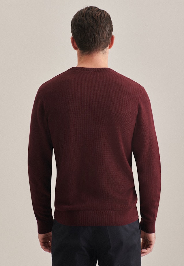 Crew Neck Pullover in Red |  Seidensticker Onlineshop