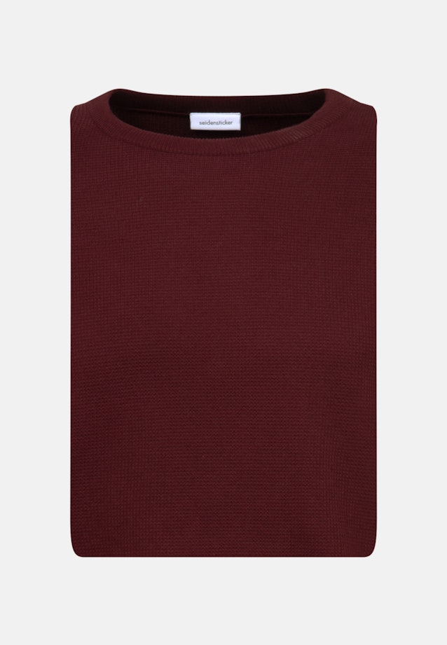 Crew Neck Pullover in Red |  Seidensticker Onlineshop