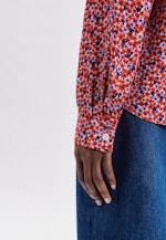 Regular fit Hemdbluse Floral in Weiß |  Seidensticker Onlineshop