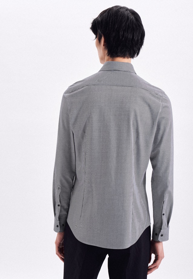 Slim Chemise performance rayures in Bleu Foncé |  Seidensticker Onlineshop