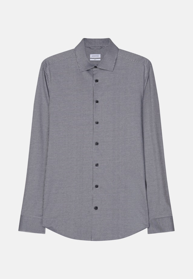 Slim Chemise performance rayures in Bleu Foncé |  Seidensticker Onlineshop