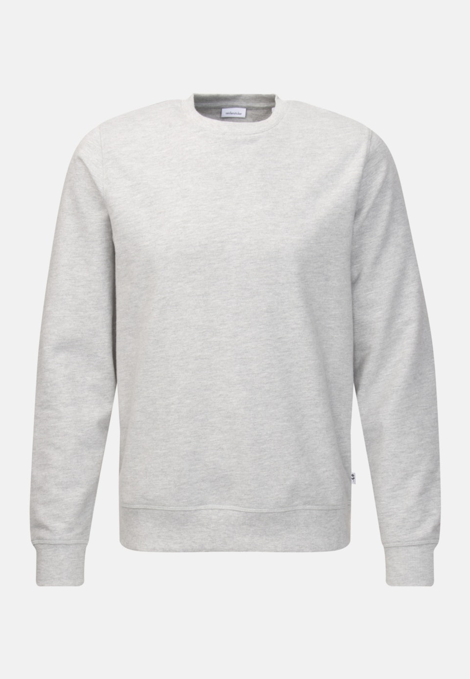 Henley Sweat-Shirt Regular in Grau |  Seidensticker Onlineshop