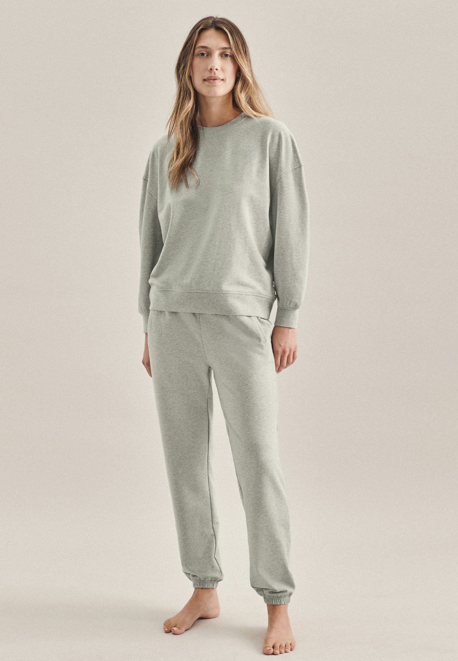 Women Loungewear set grey Seidensticker