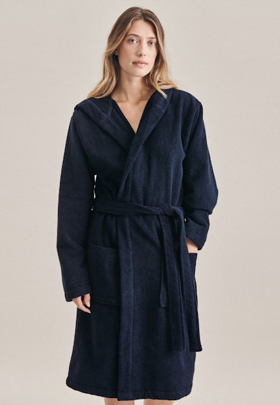 Bathrobe Uni in Dark Blue |  Seidensticker Onlineshop