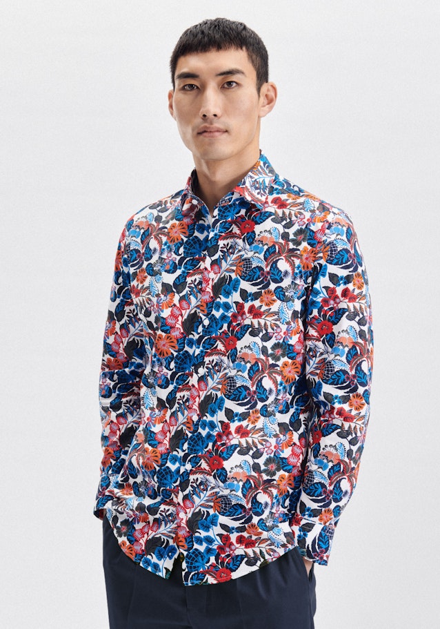 Overhemd in Slim with Kentkraag in Rood |  Seidensticker Onlineshop