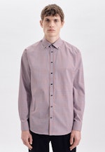 Shaped Business shirt Check in Red |  Seidensticker Onlineshop
