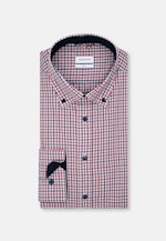 Shaped Business shirt Check in Red |  Seidensticker Onlineshop